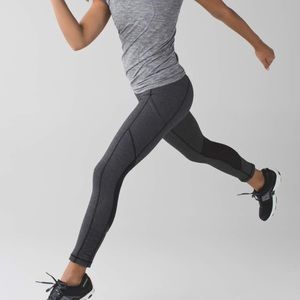EUC lululemon speed crop in herringbone